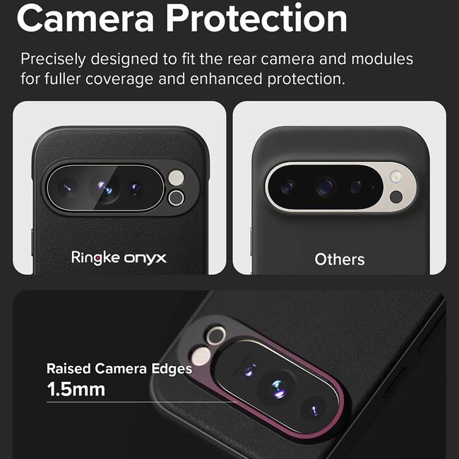 Husa Google Pixel 9 Pro XL Ringke Onyx MagSafe, negru
