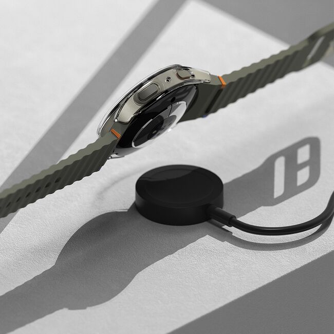 Husa + folie Samsung Galaxy Watch7 44mm Ringke Slim, transparenta