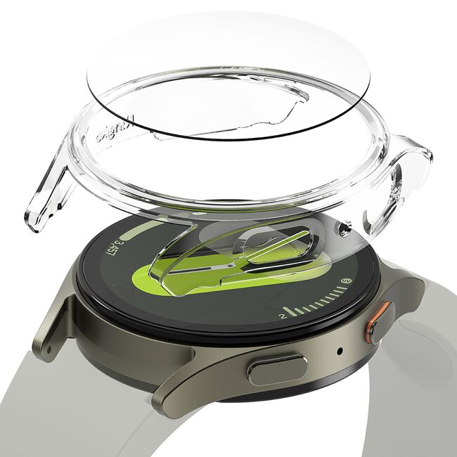 Husa + folie Samsung Galaxy Watch7 44mm Ringke Slim, transparenta