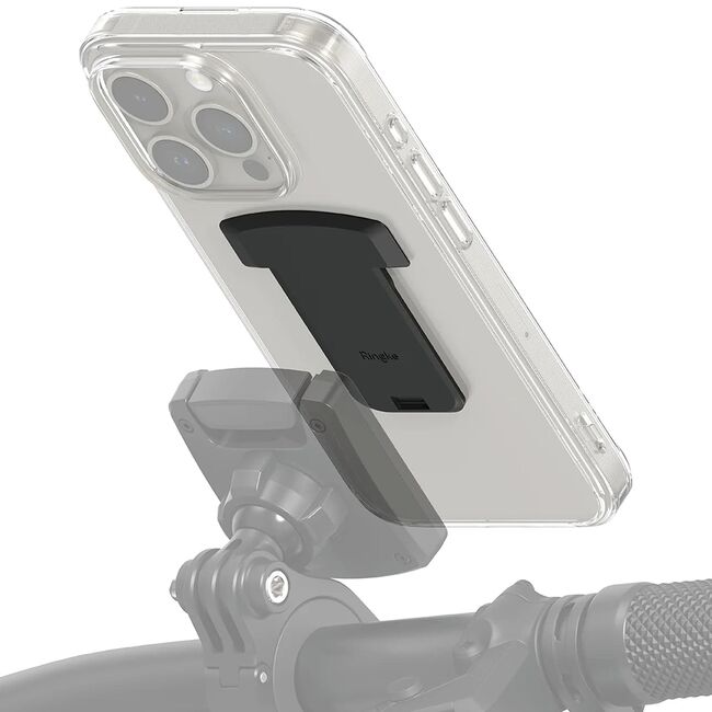 [Pachet 2x] Adaptor suport telefon bicicleta Ringke Quick & Go, negru