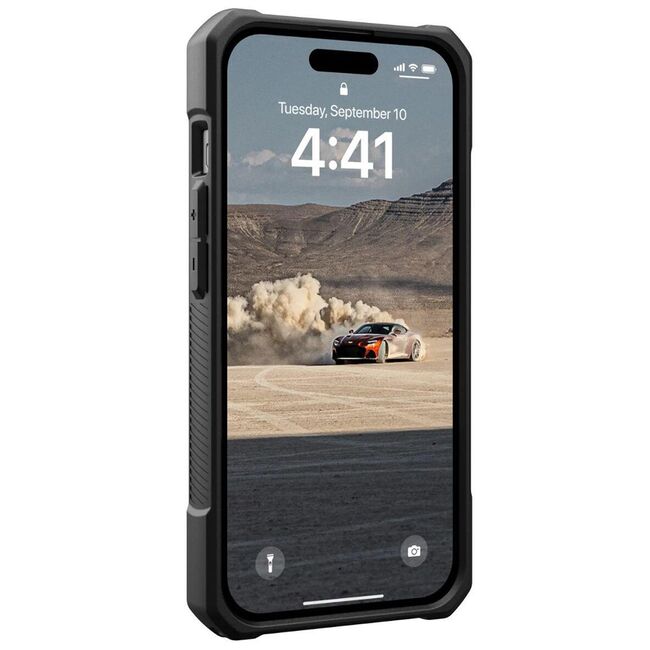 Husa iPhone 15 UAG Monarch, Kevlar Black