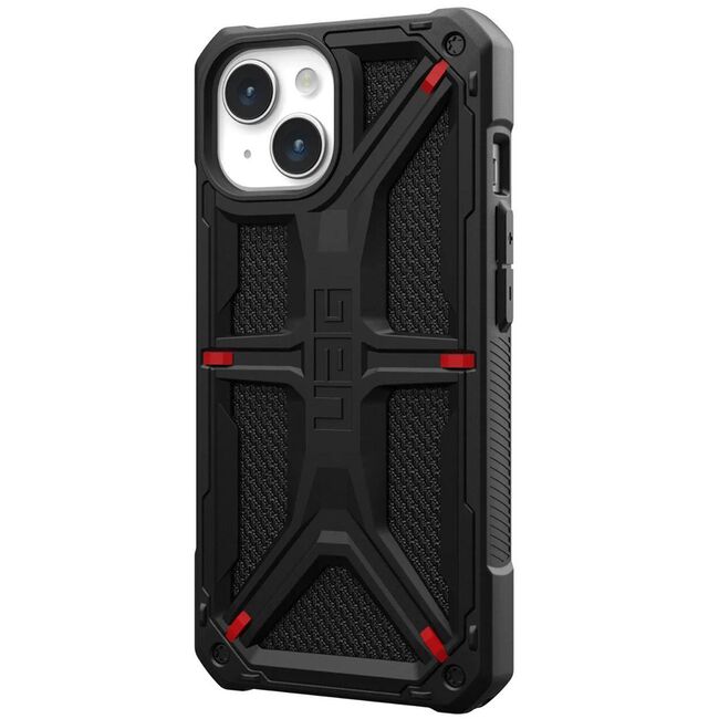Husa iPhone 15 UAG Monarch, Kevlar Black