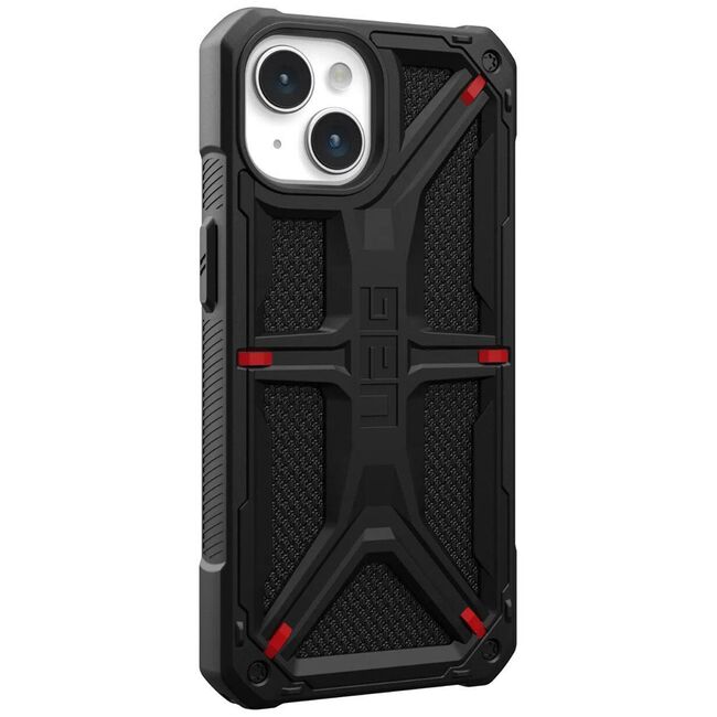 Husa iPhone 15 UAG Monarch, Kevlar Black