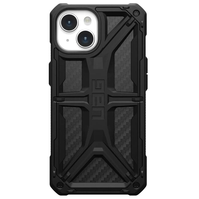 Husa iPhone 15 Plus UAG Monarch, Carbon Fiber