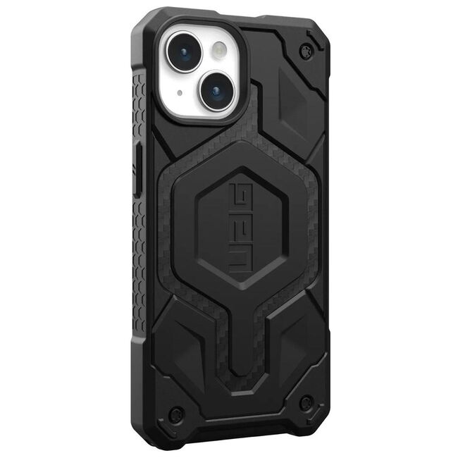 Husa iPhone 15 UAG Monarch Pro, Carbon Fiber