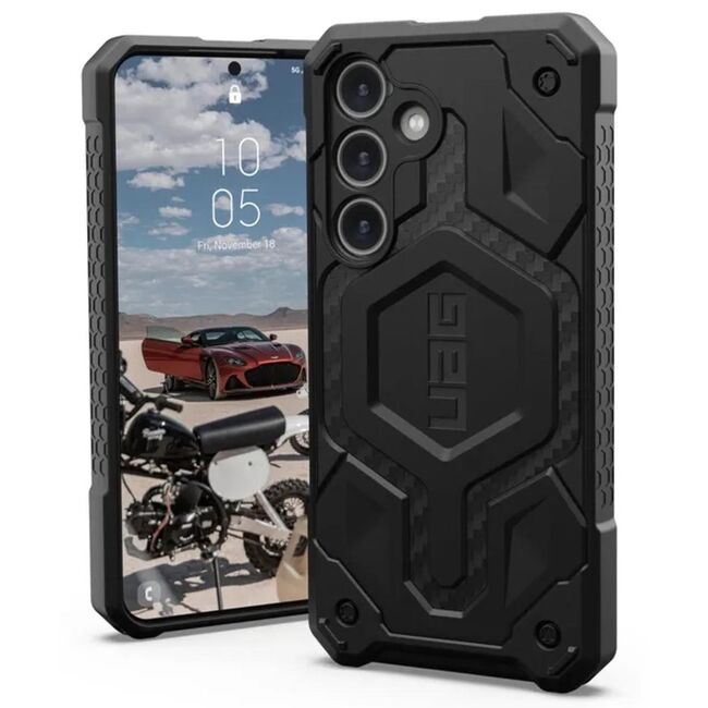 Husa Samsung Galaxy S24 UAG Monarch Pro, Carbon Fiber