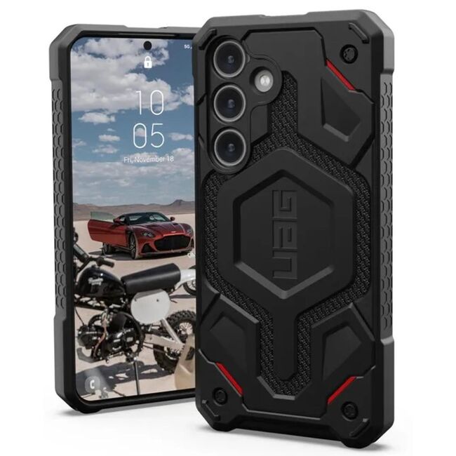 Husa Samsung Galaxy S24 UAG Monarch Pro, Kevlar Black