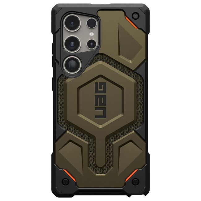 Husa Samsung Galaxy S24 Ultra UAG Monarch Pro, Kevlar Element Green