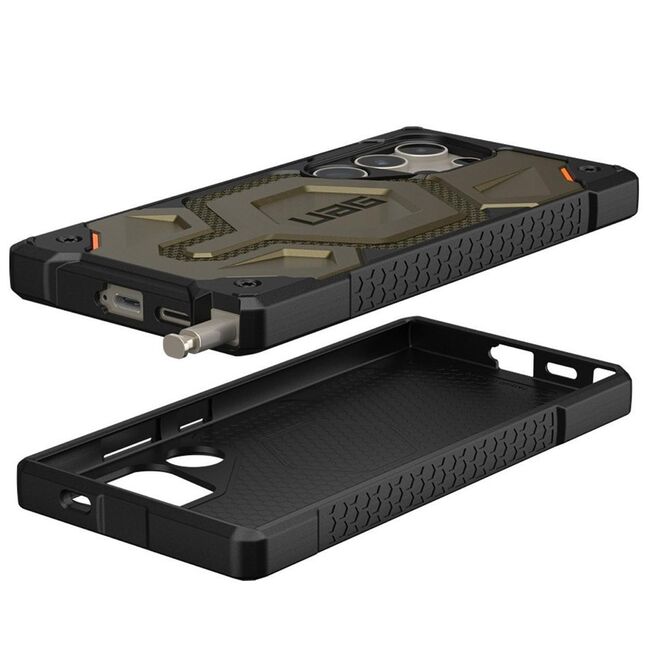 Husa Samsung Galaxy S24 Ultra UAG Monarch Pro, Kevlar Element Green