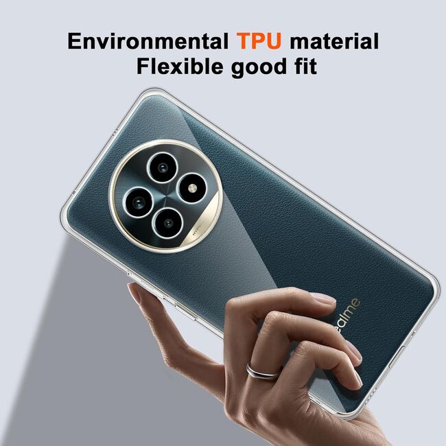 Husa pentru  Realme 13 Pro / 13 Pro+, Anti-Shock 1.5mm, cu protectie lentile, transparent