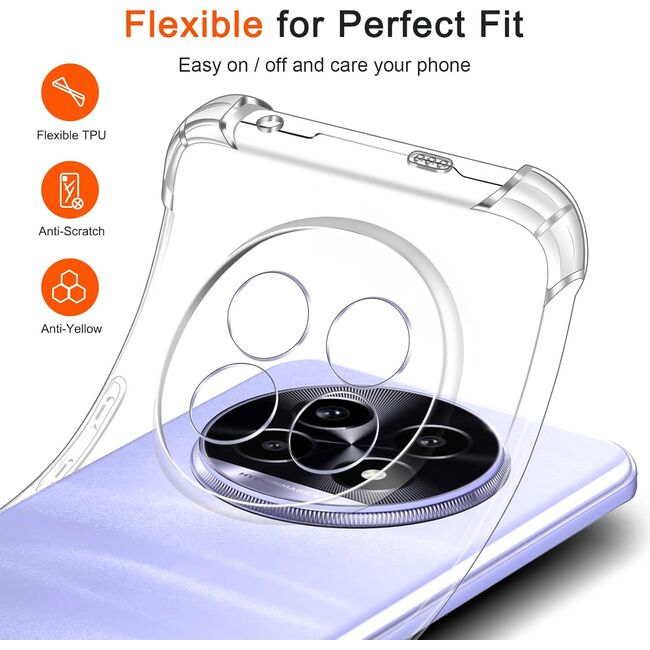 Husa pentru Realme 13 Pro / 13 Pro+ Anti-Shock 1.5mm reinforced 4 corners, transparent