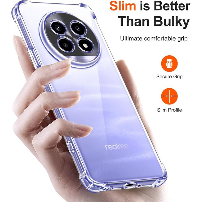 Husa pentru Realme 13 Pro / 13 Pro+ Anti-Shock 1.5mm reinforced 4 corners, transparent
