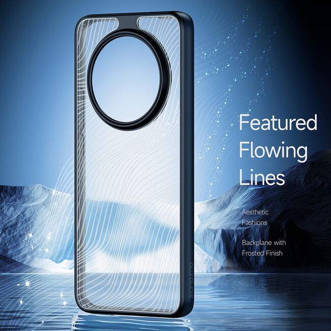 Husa pentru  Realme 13 Pro / 13 Pro+ Flowing Lines Comfort Grip - transparent