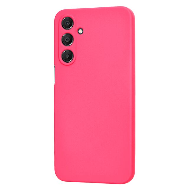 Husa pentru  Samsung Galaxy A16 Liquid Silicone cu MagSafe, subțire, captusita cu microfibra, anti amprentă, protectie cameră foto, fucsia