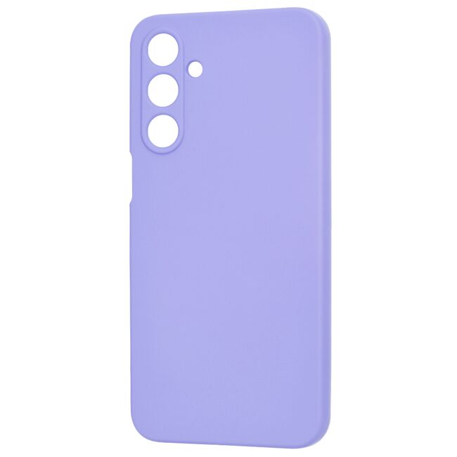Husa pentru  Samsung Galaxy A16 Liquid Silicone cu MagSafe, subțire, captusita cu microfibra, anti amprentă, protectie cameră foto, lavanda