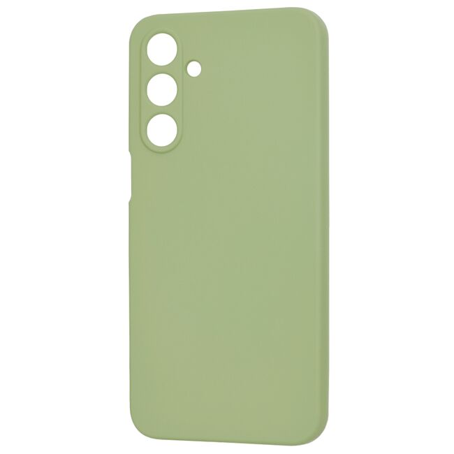 Husa pentru  Samsung Galaxy A16 Liquid Silicone cu MagSafe, subțire, captusita cu microfibra, anti amprentă, protectie cameră foto, verde