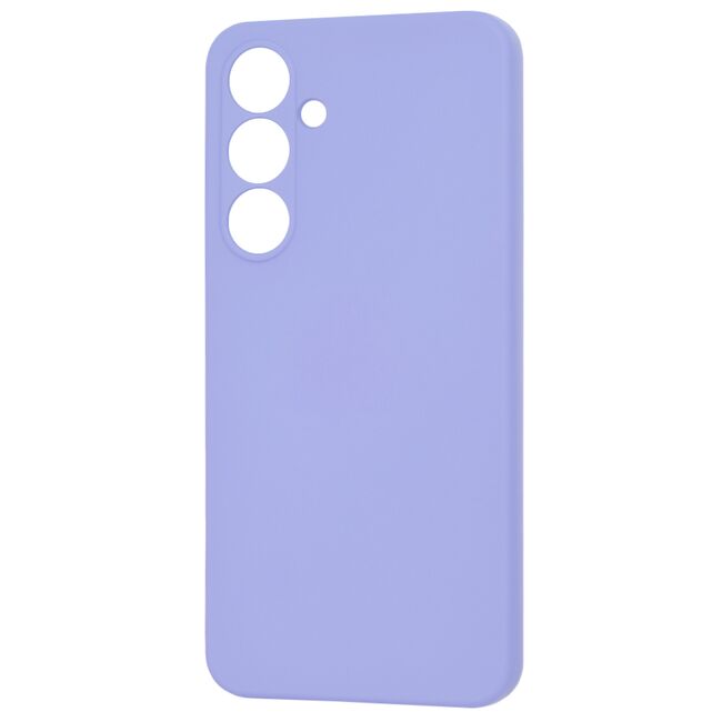 Husa pentru  Samsung Galaxy S24 FE Liquid Silicone cu MagSafe, subțire, captusita cu microfibra, anti amprentă, protectie cameră foto, lavanda