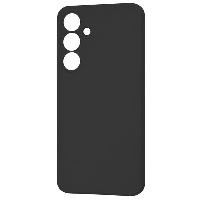 Husa pentru  Samsung Galaxy S24 FE Liquid Silicone cu MagSafe, subțire, captusita cu microfibra, anti amprentă, protectie cameră foto, negru
