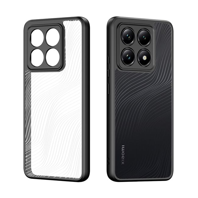 Husa pentru  Xiaomi 14T Pro Flowing Lines Comfort Grip - transparent