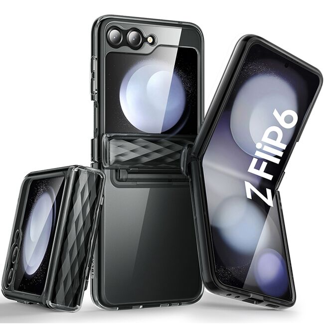 Husa Samsung Galaxy Z Flip 6 I-Blason Cosmo, Frost Black