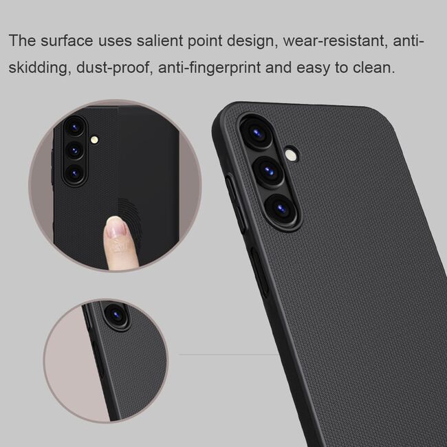 Husa Samsung Galaxy A15 Nillkin Super Frosted Shield, albastru