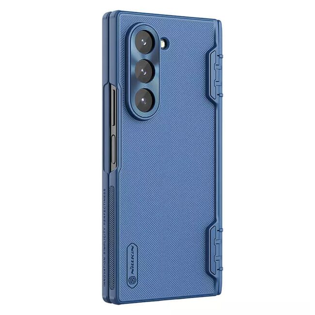 Husa Samsung Galaxy Z Fold 6 Nillkin Super Frosted Shield, albastru