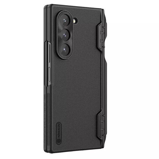 Husa Samsung Galaxy Z Fold 6 Nillkin Super Frosted Shield Magnetic Pen, negru