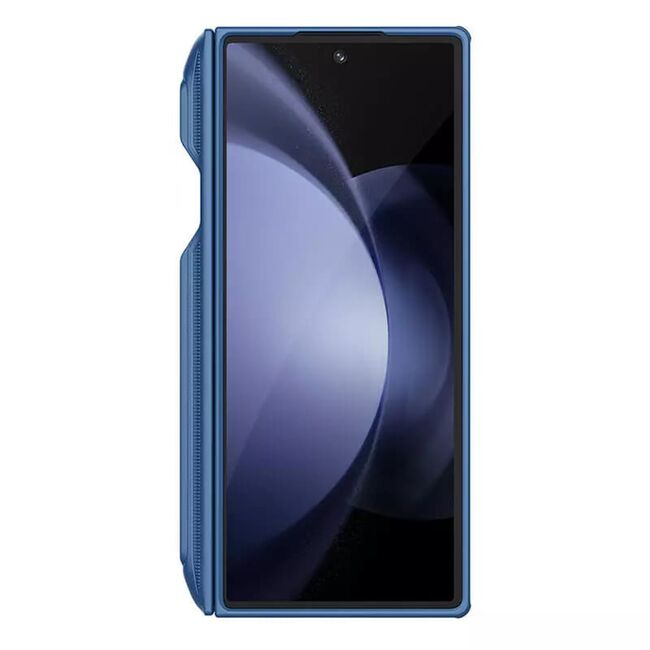 Husa Samsung Galaxy Z Fold 6 Nillkin Super Frosted Shield Pen, albastru