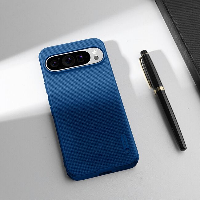 Husa Google Pixel 9 Pro XL Nillkin Super Frosted Shield Pro, albastru