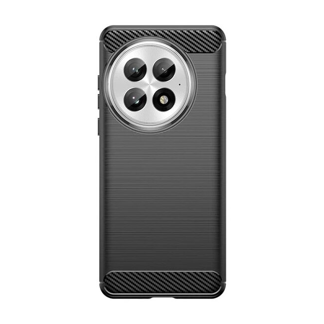 Husa pentru OnePlus 13 Carbon Liquid Silicone, negru