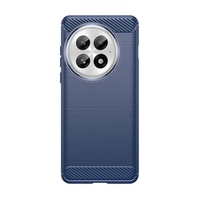 Husa pentru OnePlus 13 Carbon Liquid Silicone, albastru