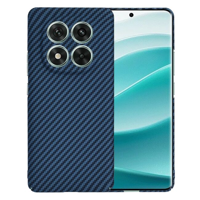Husa pentru Xiaomi Redmi Note 14 Pro 5G CarbonFiber UltraSlim, Lightweight, albastru