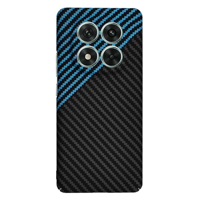 Husa pentru Xiaomi Redmi Note 14 Pro 5G CarbonFiber UltraSlim, Lightweight, albastru inchis