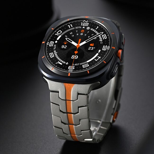 Curea Samsung Galaxy Watch Ultra 47mm Techsuit, fumuriu, W063