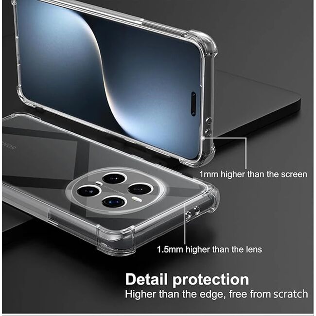 Husa pentru Honor Magic 7 Pro Slim Anti-Shock 1.5mm reinforced 4 corners, Transparent