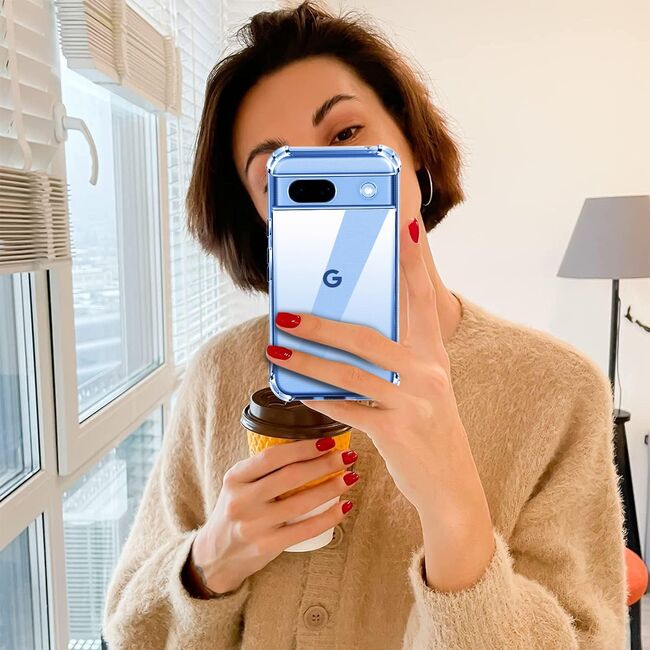 Husa pentru  Google Pixel 9A Slim Anti-Shock 1.5mm reinforced 4 corners, Transparent