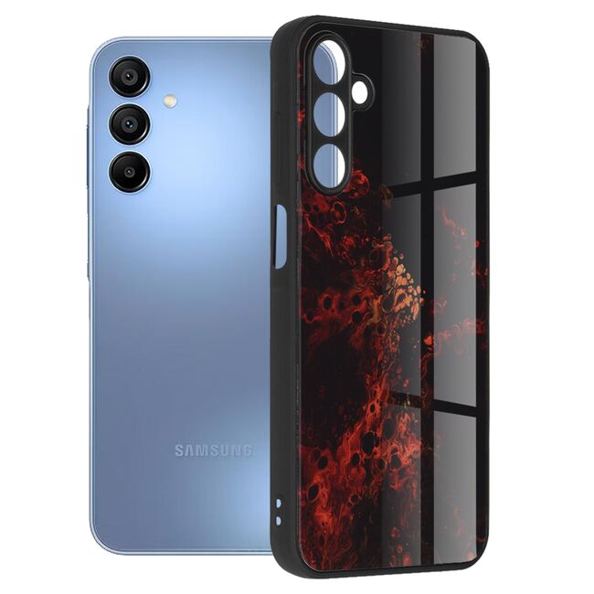 Husa pentru  Samsung Galaxy A16 Colorful Varnish Anti-scrath, Rosu