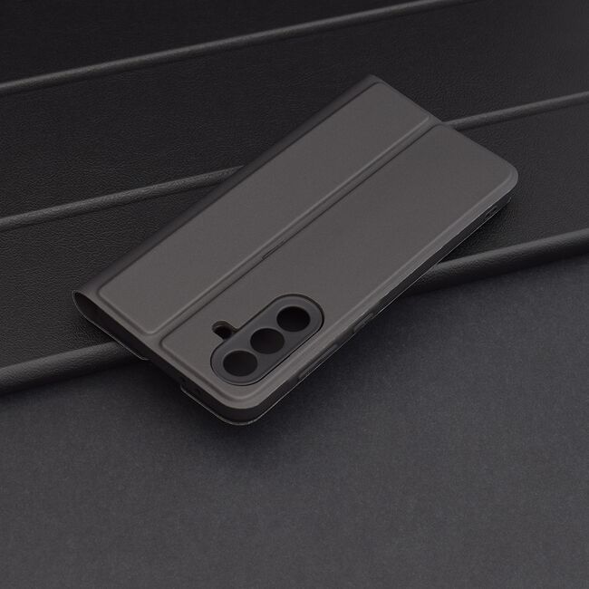 Husa pentru  Samsung Galaxy A36 tip carte BookFlip, inchidere magnetica, Negru Denim