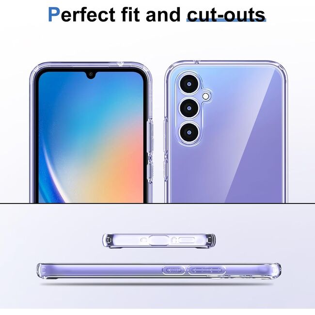 Husa pentru  Samsung Galaxy A36, Anti-Shock 1.5mm, cu protectie lentile, Ice