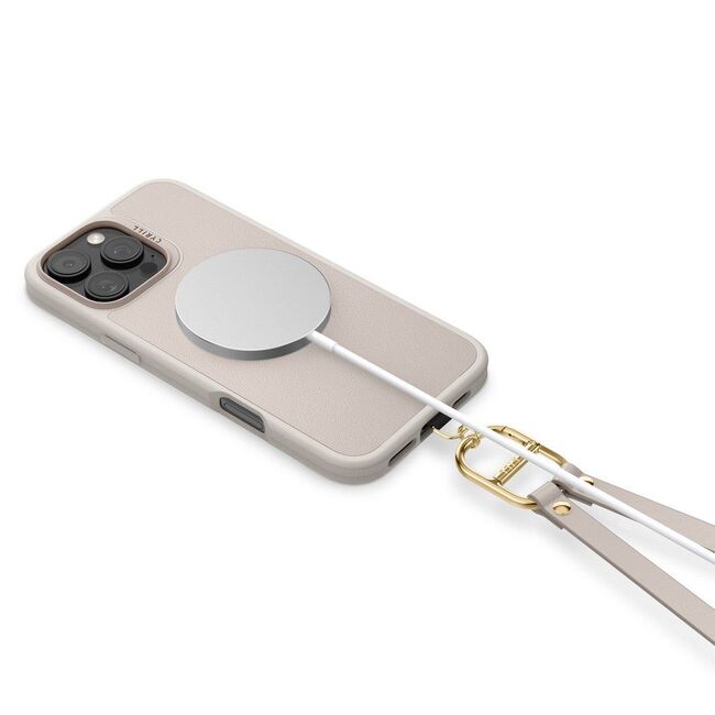 Husa iPhone 16 Pro Spigen Cyrill Kajuk Classic Charm MagSafe, crem