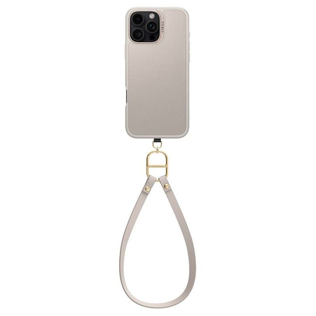 Husa iPhone 16 Pro Spigen Cyrill Kajuk Classic Charm MagSafe, crem