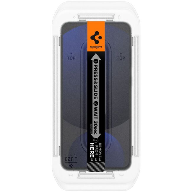Set 2 x Folie din sticla pentru  Samsung Galaxy S24 FE cu aplicator Spigen - Glas.tR EZ-FIT HD - clear
