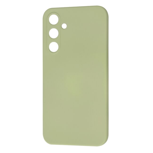 Husa pentru  Samsung Galaxy A35 Liquid Silicone cu MagSafe, subțire, captusita cu microfibra, anti amprentă, protectie cameră foto, Verde