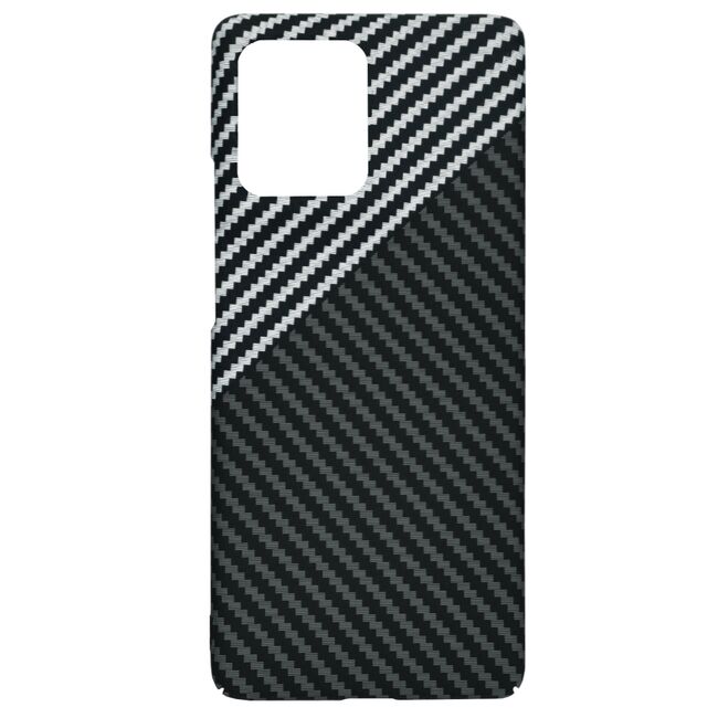 Husa pentru  Motorola Edge 50 CarbonFiber UltraSlim, Lightweight, Gri
