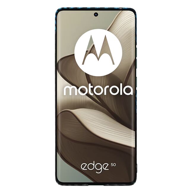 Husa pentru  Motorola Edge 50 CarbonFiber UltraSlim, Lightweight, Albastru inchis