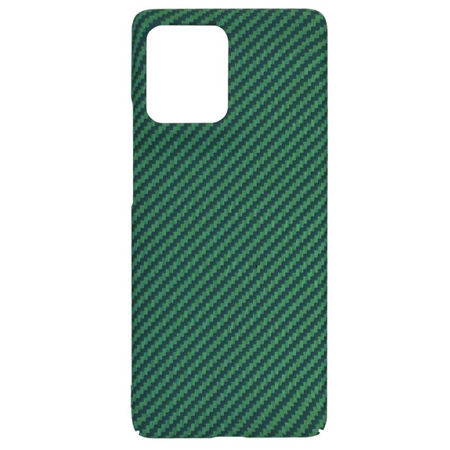 Husa pentru  Motorola Edge 50 CarbonFiber UltraSlim, Lightweight, Verde