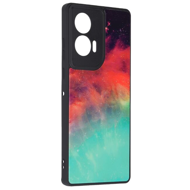 Husa pentru  Motorola Edge 50 Fusion Colorful Varnish Anti-scrath, Multicolor