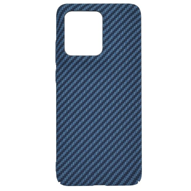 Husa pentru  Motorola Edge 50 Neo CarbonFiber UltraSlim, Lightweight, Albastru