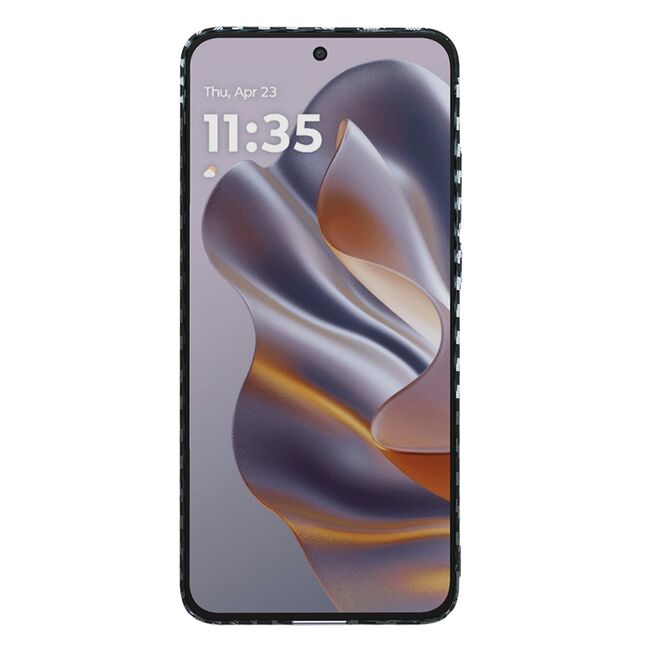 Husa pentru  Motorola Edge 50 Neo CarbonFiber UltraSlim, Lightweight, Gri