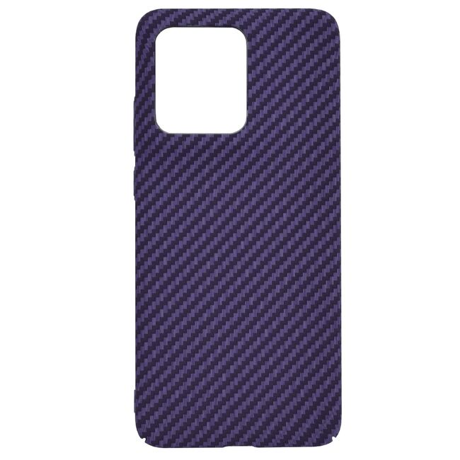 Husa pentru  Motorola Edge 50 Neo CarbonFiber UltraSlim, Lightweight, Mov